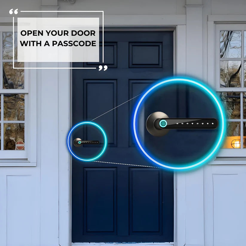 Fingerprint Smart Door Lock – Keyless Entry, App Control, High-Security Biometric Lock for Home & Office