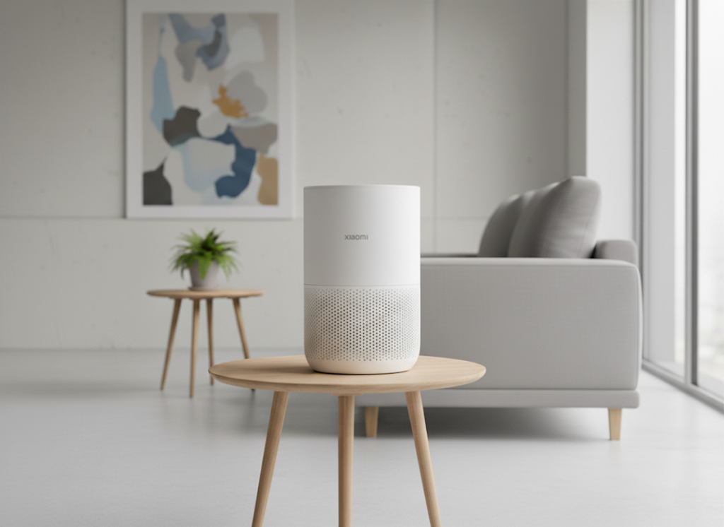Xiaomi Smart Air Purifier 4 Compact – Allergen Removal, Dual-Use for Table & Floor, Compact Size for Allergy-Sensitive Homes