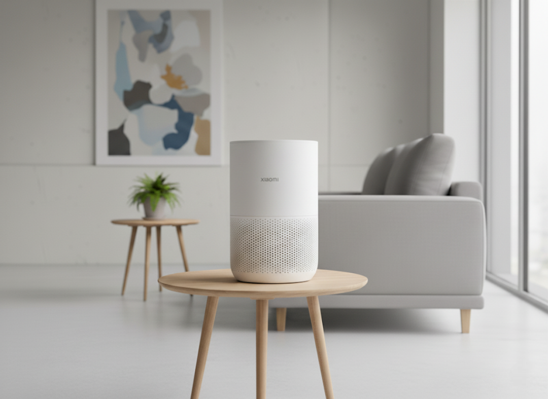 Xiaomi Smart Air Purifier 4 Compact – Allergen Removal, Dual-Use for Table & Floor, Compact Size for Allergy-Sensitive Homes