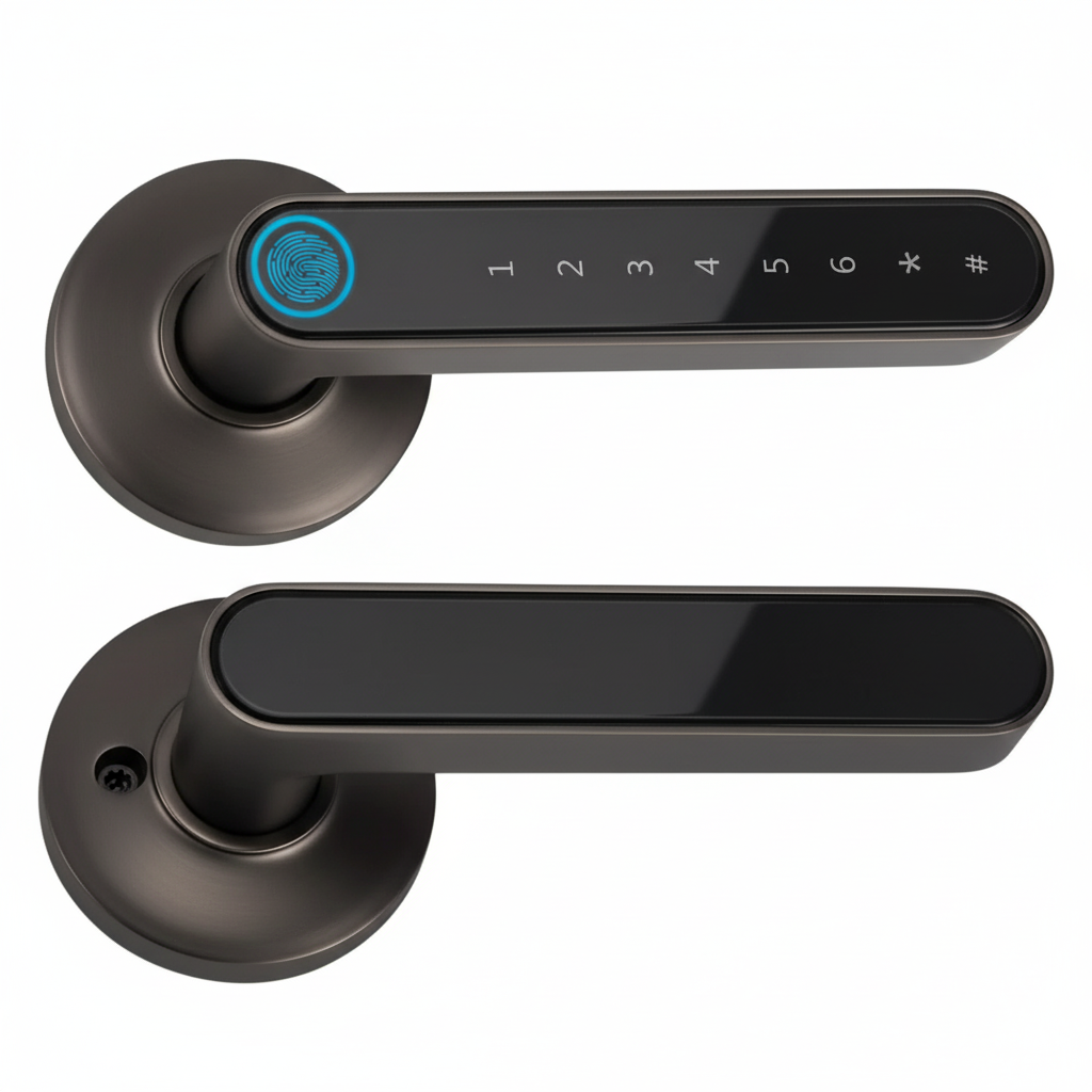 Fingerprint Smart Door Lock – Keyless Entry, App Control, High-Security Biometric Lock for Home & Office