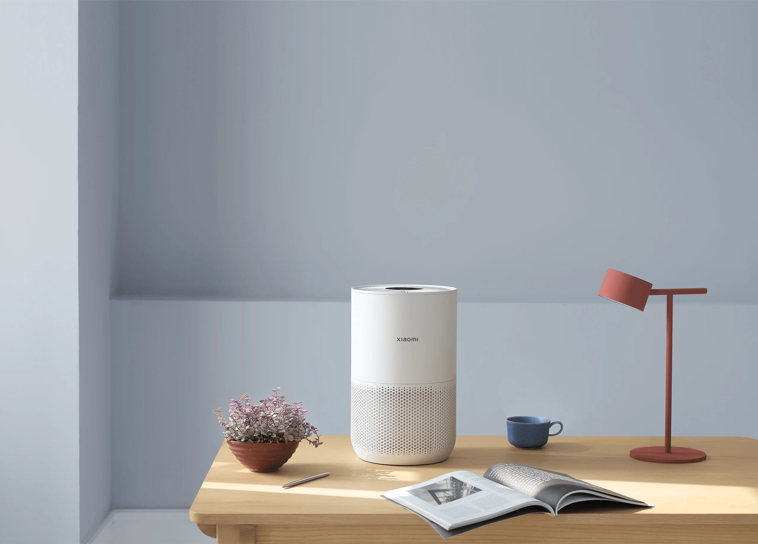 Xiaomi Smart Air Purifier 4 Compact – Allergen Removal, Dual-Use for Table & Floor, Compact Size for Allergy-Sensitive Homes